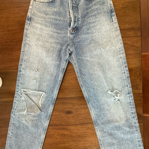 Agolde Distressed 90’s Pinch Waist Jean - Picture 2 of 2